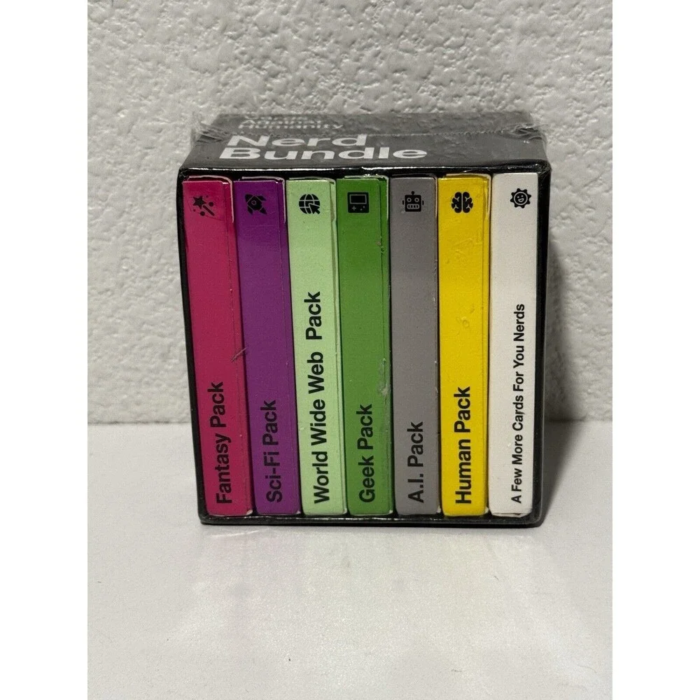 Cards Against Humanity Nerd Bundle - 6 Themed Packs Plus Bonus NEW SEALED